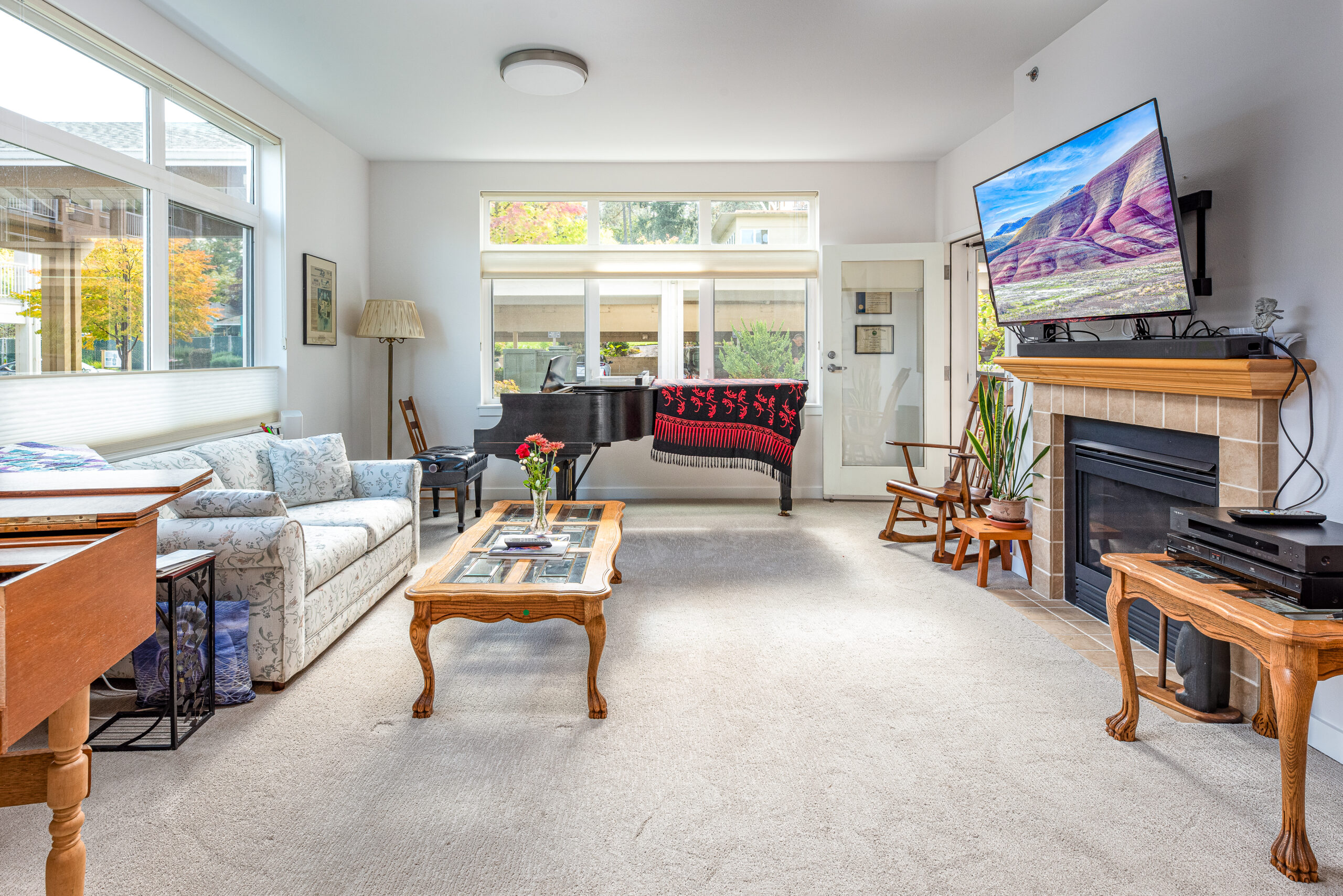 Two Bedroom Garden Apartment - Living Space